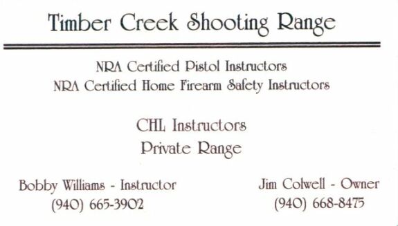 Timber Creek Shooting Range